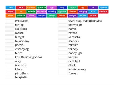 Szinonimák- Mi jelent hasonlót? 