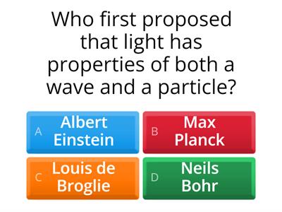 leaving cert physics Photoelectric effect Quiz