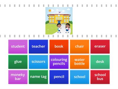 Grade 2 - School items - Catch #2