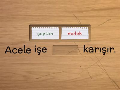 Ece Naz Atasözleri Oyunu