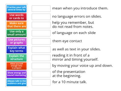 I3-A2 Presentation skills  - 10 important tips