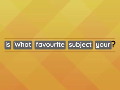  Unit 8: My favourite subjects.