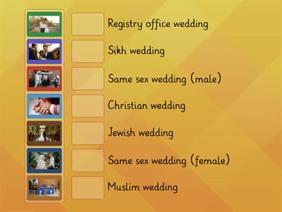 Types of wedding