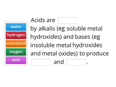 The pH Scale and Neutralisation