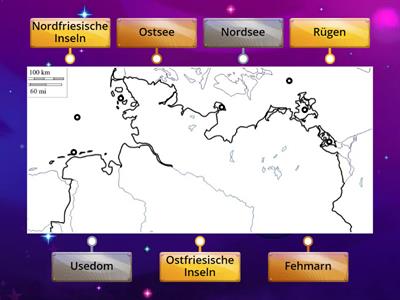 Inseln und Halbsinseln Deutschlands