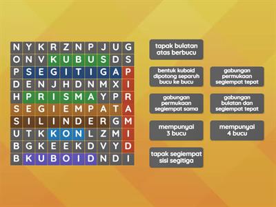 RUANG (BENTUK 2D & 3D)