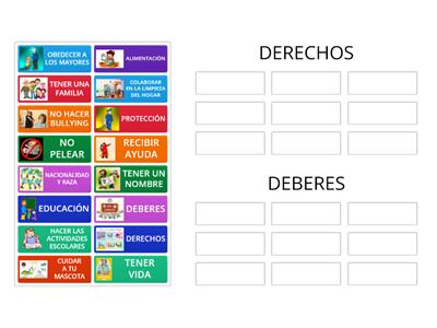 Derechos y deberes de los niños y niñas