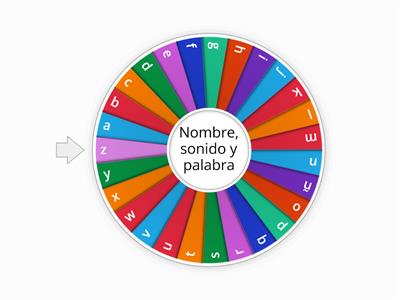 Ruleta del abecedario