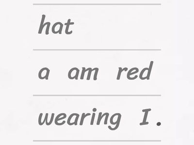 Sắp xếp câu tiếng Anh hiện tại tiếp diễn.