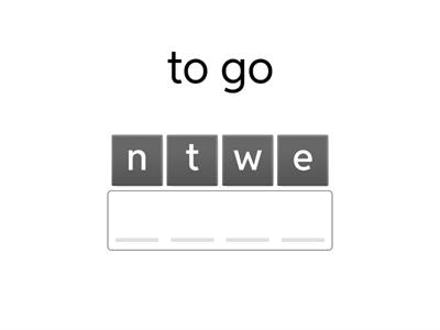 Irregular verbs Beginners 