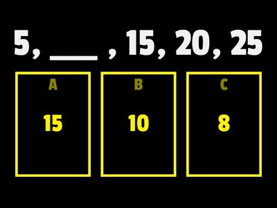 Miss Nancy Skip Counting Quiz