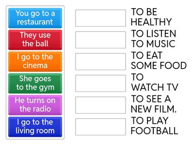 Infinitive of Purpose