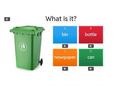 1D2 - Vocabulary Reduce, reuse, recycle