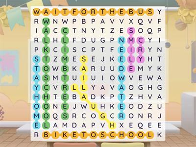 WORDSEARCH LOOK 3 UNIT 10