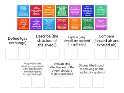 Biology Command Terms Matching Activity (MYP4)