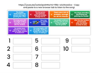 Rank order: Song "Dreidel, Dreidel, Dreidel" - 3422