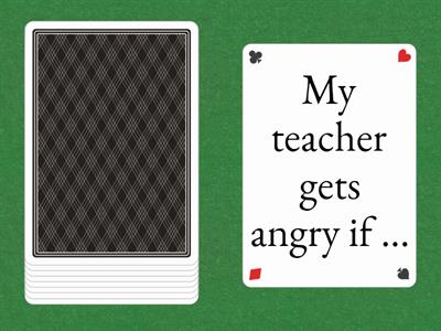 Zero conditional - unfinished sentences