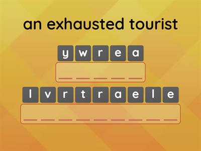 CPE 2.1 travel vocab