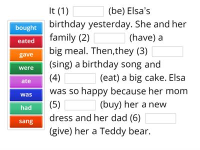 6.4b Simple past tense Vs Simple present tense