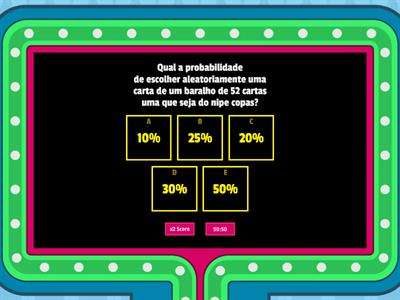  ☆ Jogo de PROBABILIDADE - Matemática ☆ 