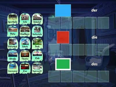 Orte in der Stadt. Artikel