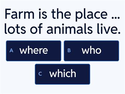 Defining relative clauses