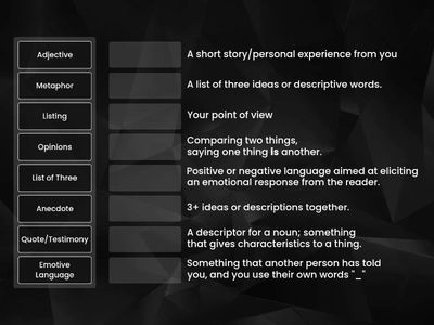 Introduction to Word Classes & Techniques.