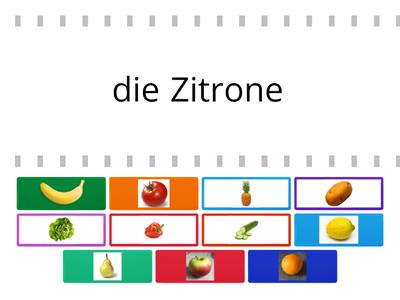 Obst und Gemüse