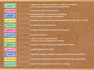 CKLA Topic 1 Vocabulary