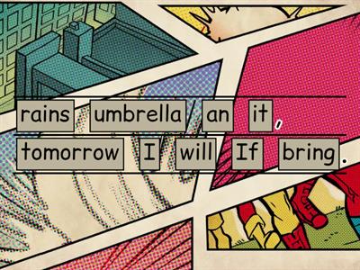 first , second and third conditional