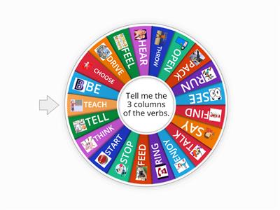   REGULAR and IRREGULAR VERBS
