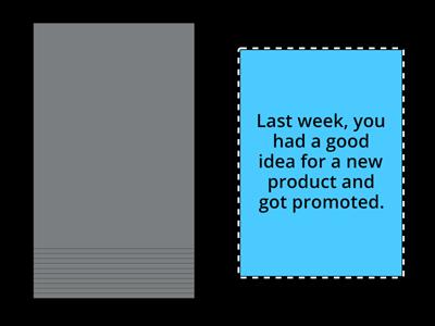 Third conditional Speaking practice 