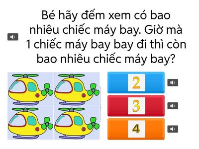 Thêm bớt trong phạm vi 4 (Ngọc Lành)