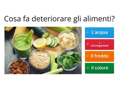 La conservazione degli alimenti