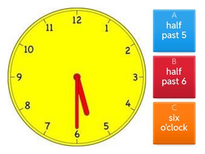 3rd_Unit 2_My school day: O'clock / half past 