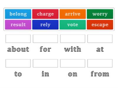 verb+preposition