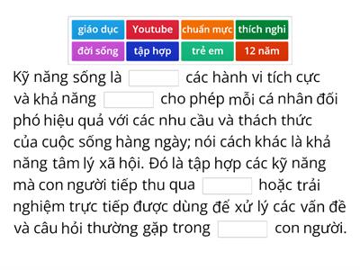 Kỹ năng sống là gì? Nguyen397