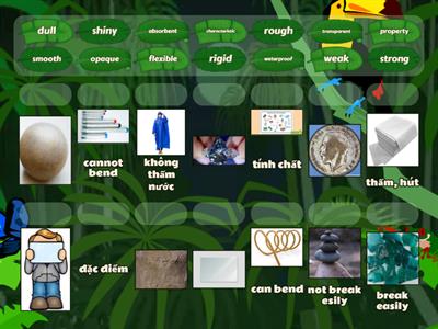 Stage 2 - Science - Properties of Materials - Matching