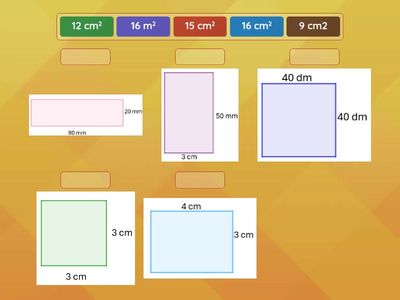 Obsah čtverce a obdélníku