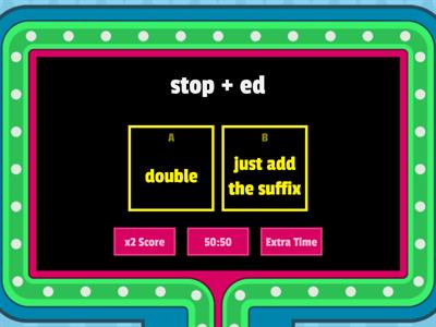 Doubling Rule Game Show