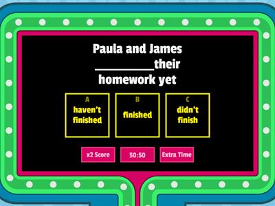 Past Simple VS Present Perfect