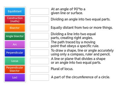 Construction and Loci terms