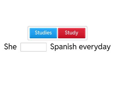 Complete the right translation 