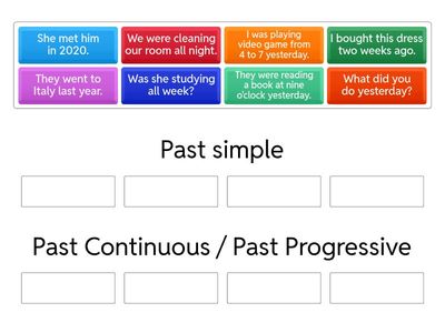 Past simple vs past continuous 