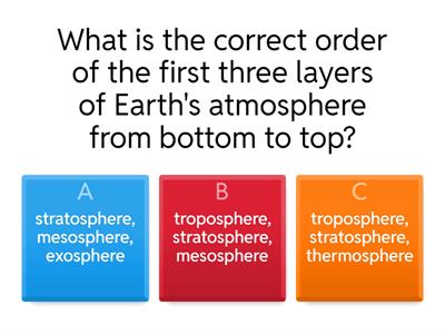 Earth's Atmosphere 