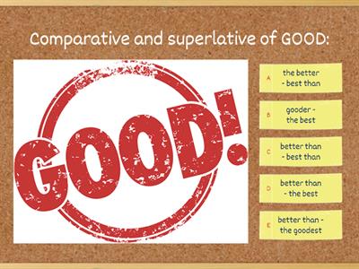 Comparative - Superlative