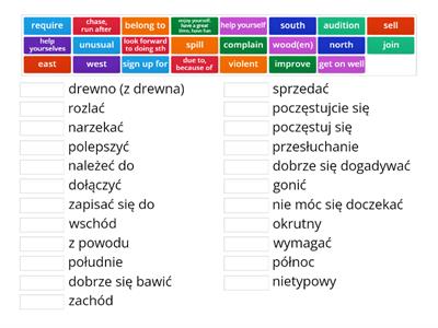 Słownictwo do egzaminu ósmoklasisty :)