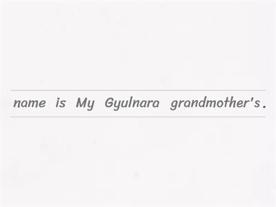 Writing Simple Sentences