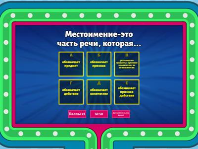 Местоимение-6 класс