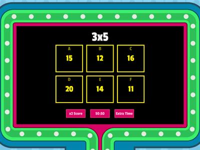 Ripassiamo le tabelline ( 2, 3, 4, 5)